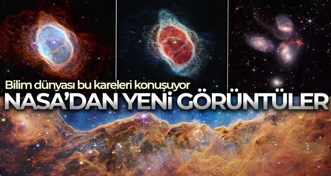 NASA, James Webb Teleskobu’nun çektiği yeni fotoğrafları paylaştı
