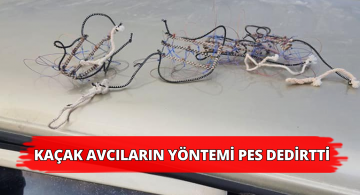 Kaçak Avcılık Yapanların Yöntemleri Pes Dedirtti