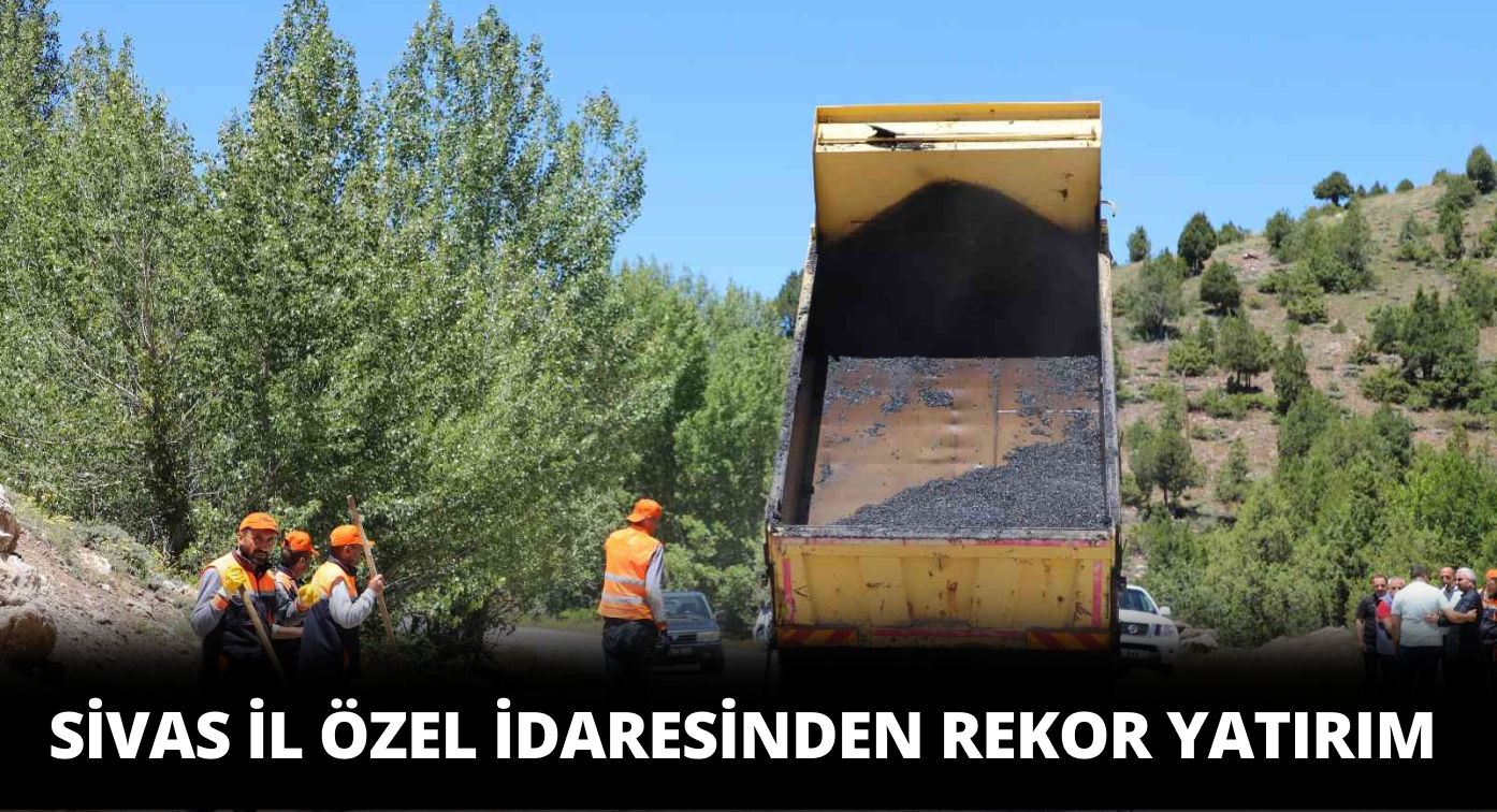 Hafik Tozanlı Yolu İyileştirme Çalışmaları Devam Ediyor