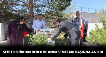 Sivas’ta Şehit Bebek ve Annesi Dualarla Anıldı