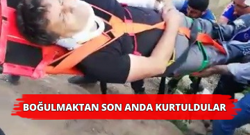 Kızılırmak’a Uçan Araçtaki 3 Kişi Boğulmaktan Son Anda Kurtuldu