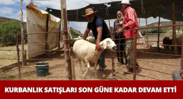Bayramın Son Gününe Kadar Kurban Satışlarına Devam