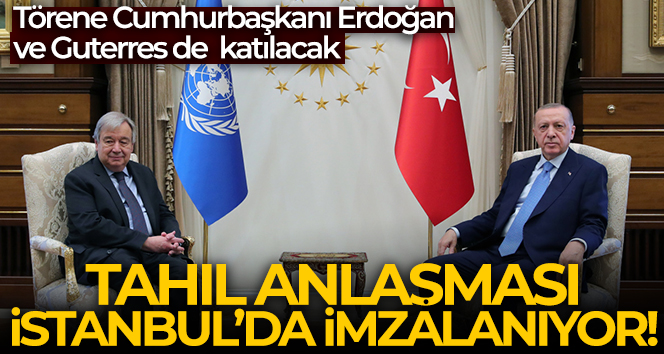 Tahıl koridoru anlaşmasında imzalar yarın atılacak