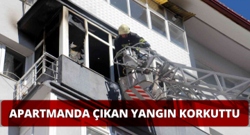 Apartmanın 5. Katındaki Yangın Korkuya Neden Oldu!