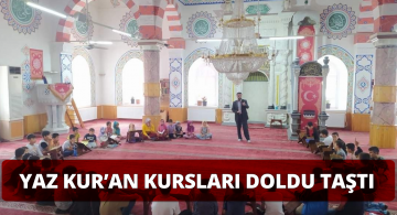 Tatilin Başlaması ile Kuran Kursları Çocuklarla Doldu