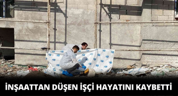 İnşaatın 5.Katından Düşen işçi Yaşamını Yitirdi