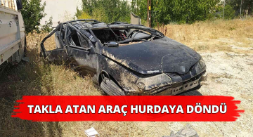 Hurdaya Dönen Araçta 1 Kişi Öldü 2 Kişi Yaralandı!