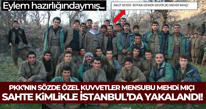 Bakan Soylu duyurdu: PKK’lı Mehdi Mıçı İstanbul’da yakalandı