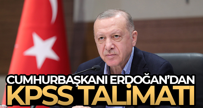 Cumhurbaşkanı Erdoğan, KPSS oturumundaki iddialar için DDK’ya talimat verdi