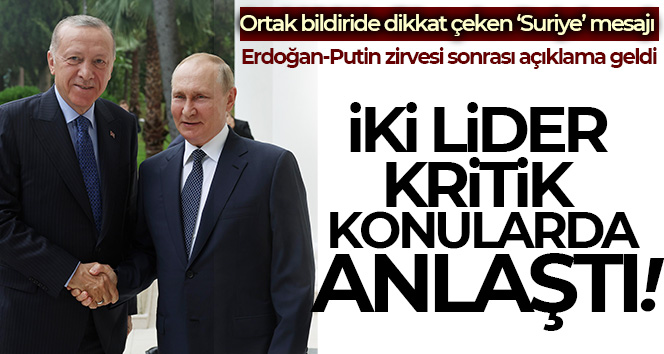 Cumhurbaşkanı Erdoğan: ‘Suriye’deki gelişmeleri ele almamız bölgeye rahatlama getirecektir’