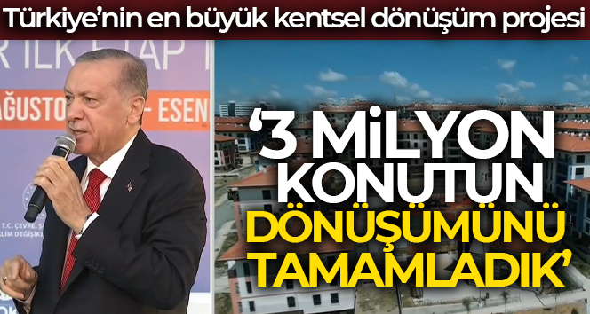 Cumhurbaşkanı Erdoğan’dan önemli açıklamalar