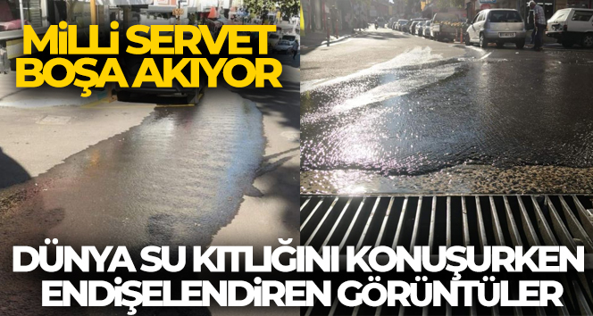 Dünya su kıtlığını konuşurken Tekirdağ’da endişelendiren görüntüler: Sosyal medya ayaklandı