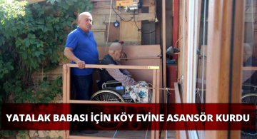 Yatalak Olan Babası İçin Asansörü Sistemi Oluşturdu!