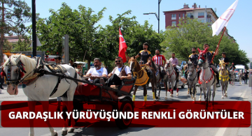 Sivas’taki Gardaşlık Yürüyüşüne İlgi Büyüktü!