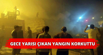 Gemerek’teki Yangın Korkuttu!