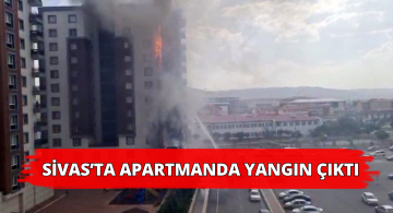 Apartman Yangını Paniğe Neden Oldu!