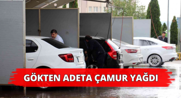 Sivas’ta Çamurlu Yağmur Yağdı