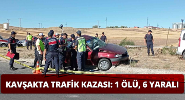 Sivas’taki Trafik Kazasında 1 Kişi Öldü 6 Kişi Yaralandı