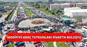 Sivas’ta Modifiye Araç Tutkunları Bir Araya Geldi!