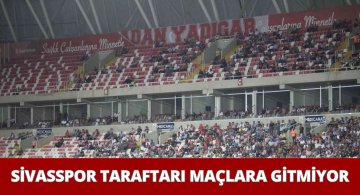 Sivaspor’un Taraftarları Maçlara İlgi Göstermiyor!