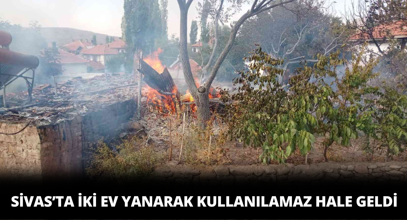 Bitişik İki Ev Yangında Kullanılamaz Hale Geldi!