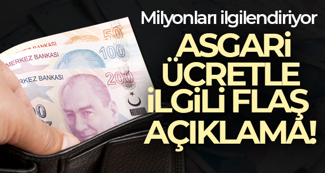 Bakan Bilgin’den asgari ücret açıklaması!