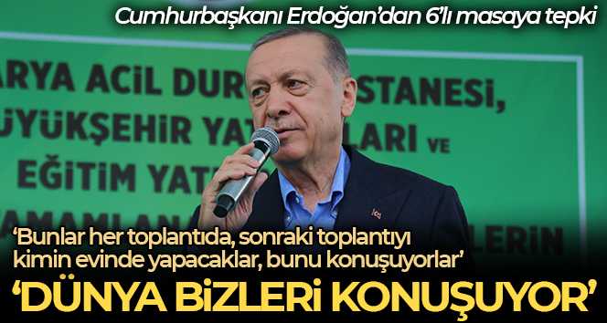Cumhurbaşkanı Erdoğan: ‘Bunlar her toplantıda, sonraki toplantıyı kimin evinde yapacaklar, bunu konuşuyorlar’