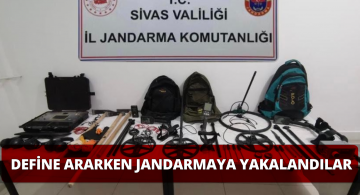 Defineciler Suçüstü Yakalandılar