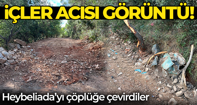 Heybeliada ormanlarını moloz çöplüğüne çevirdiler