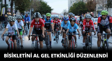 Bisikletini Alıp Gelen Bu Etkinliğe Katıldı