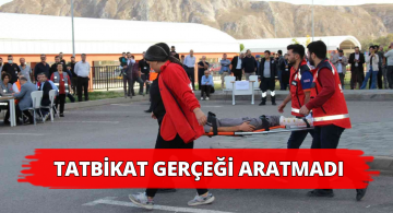 Sivas’ta Gerçeğini Aratmayan Tatbikat!