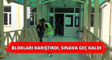 Sınava Gireceği Bloğu Karıştırdı Giriş Belgesini Buruşturup Attı