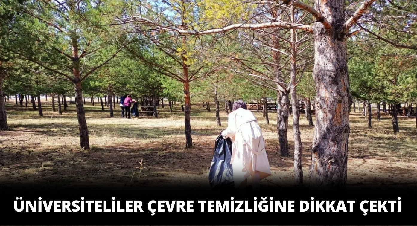 Üniversite Öğrencileri Çevre temizliği Yaptılar