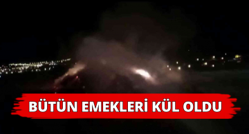 Kış İçin Biriktirdiği Her şey Kül Oldu