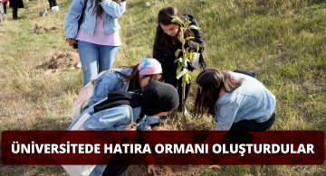 Mezunlar Okullarına Hatıra Ormanı Yaptılar