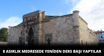 Tarihi Medresede Yeniden Dersbaşı Yapıldı