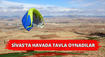 Sporcular Havada Tavla Oynadı