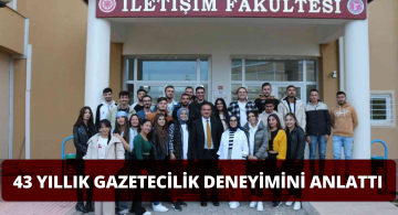 Genç Gazetecilere Deneyimlerini Anlattı