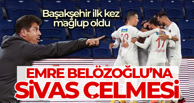 Başakşehir Sivasspor’a 2-0 mağlup oldu!