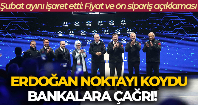 Cumhurbaşkanı Erdoğan: ‘Togg prestijli bir Türk markası olarak dünyada yolları süsleyecektir’