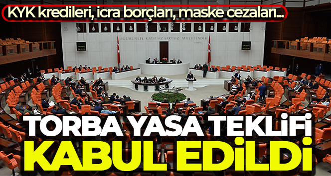 Ekonomiye ilişkin torba kanun teklif Plan ve Bütçe Komisyonunda kabul edildi