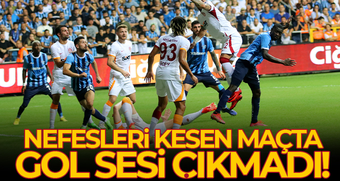 Galatasaray, Adana’da liderlik fırsatını tepti!