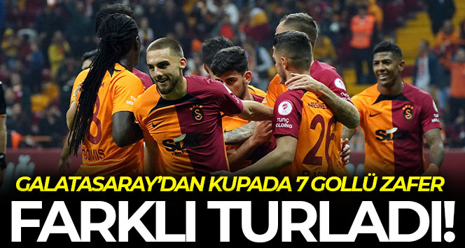 Galatasaray gol olup yağdı! Türkiye Kupası’nda rahat turladı