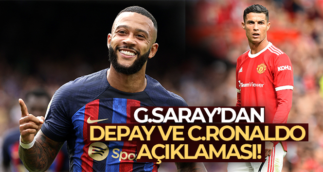 Galatasaray’dan Ronaldo ve Depay açıklaması