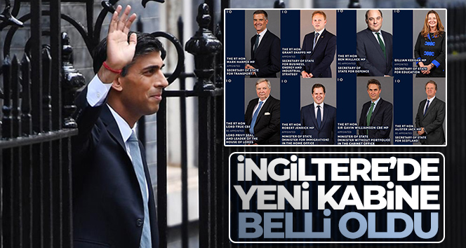 İngiltere’de yeni kabine belli oldu