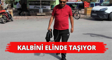 Yapay Kalbini Elinde Taşıyor Çalınmasından Çok Korkuyor