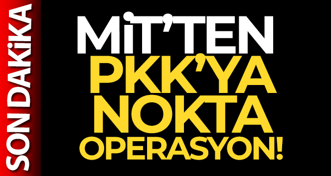 MİT’ten PKK’ya nokta operasyon