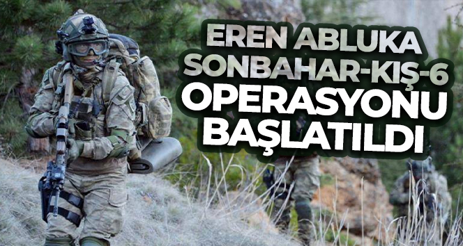 Muş’ta "Eren Abluka Sonbahar-Kış-6 Operasyonu" başlatıldı