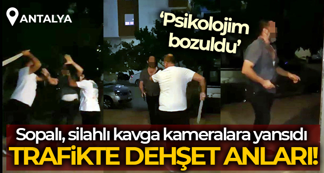 Trafikte kavga