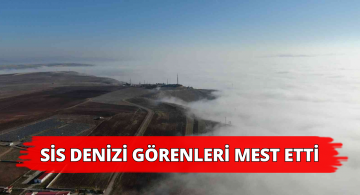 Sivas’ta Oluşan Sis Denizi Görenleri Kendine Hayran Bıraktı!